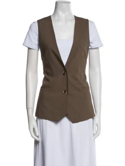 Pre-owned Remain Birger Christensen Vest In Brown