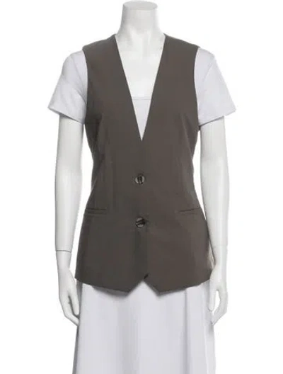 Pre-owned Remain Birger Christensen Vest In Brown