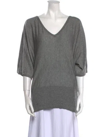 Pre-owned Remain Birger Christensen V-neck Sweater In Gray