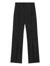 Remain Birger Christensen Wide Pants With Pleats In Black