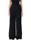 Remain Birger Christensen Wide Leg Pleated Suiting Pant With Back Pockets