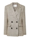 Remain Birger Christensen Woman Blazer Beige Size 6 Polyester, Viscose, Elastane In Beige