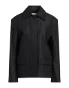 Remain Birger Christensen Woman Jacket Charcoal Size 10 Wool, Polyamide In Grey