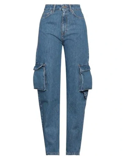 Remain Birger Christensen Woman Denim Pants Blue Size 29 Organic Cotton