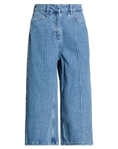 Remain Birger Christensen Woman Jeans Blue Size 36 Cotton, Recycled Cotton