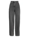 Remain Birger Christensen Woman Jeans Grey Size 31 Organic Cotton, Lyocell, Modal In Grey