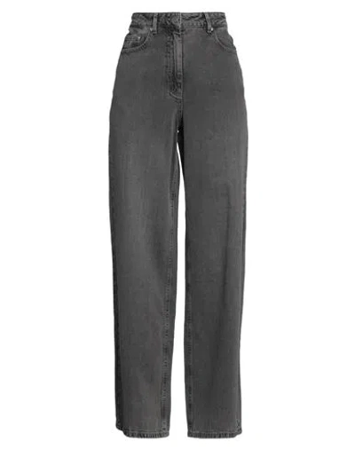 Remain Birger Christensen Woman Jeans Grey Size 31 Organic Cotton, Lyocell, Modal
