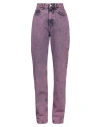 Remain Birger Christensen Woman Denim Pants Pink Size 28 Organic Cotton In Pink
