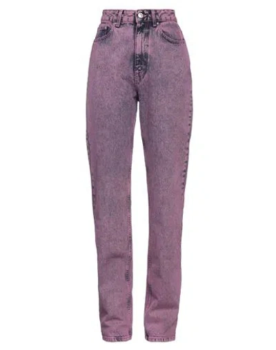 Remain Birger Christensen Woman Denim Pants Pink Size 28 Organic Cotton