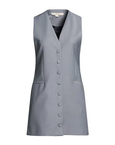 Remain Birger Christensen Woman Mini Dress Grey Size 8 Polyester, Wool, Elastane In Gray