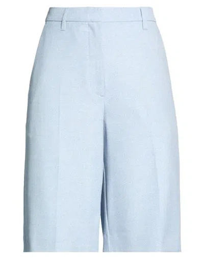 Remain Birger Christensen Woman Shorts & Bermuda Shorts Light Blue Size 6 Polyester, Viscose, Elasta