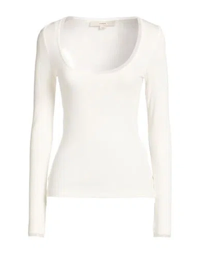 Remain Birger Christensen Woman T-shirt White Size 10 Viscose, Elastane In Multi