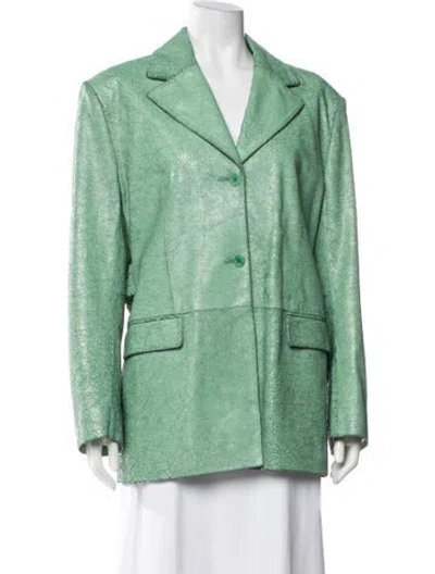 Pre-owned Remain Birger Christensen Wool Blazer W/ Tags In Green