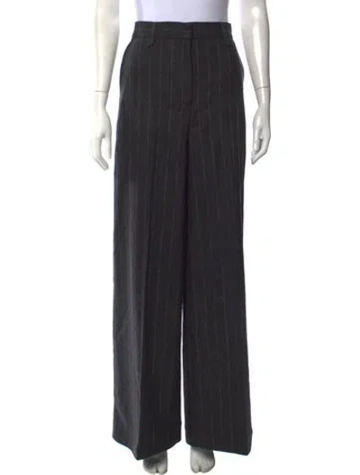 Pre-owned Remain Birger Christensen Wool Wide Leg Pants W/ Tags In Grey