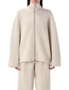 Remain Birger Christensen Remain Soft Zipped Jacket In Neutral
