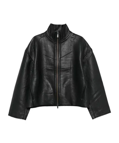 REMAIN BIRGER CHRISTENSEN ZIP-FRONT SHEEPSKIN JACKET
