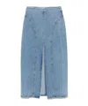 Remain Birger Christensen Denim Skirt In Blue