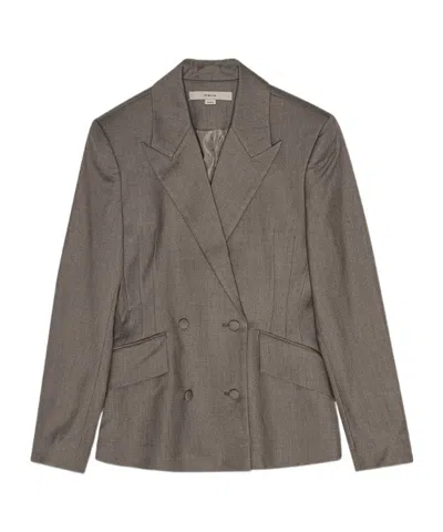 Remain Birger Christensen Double-breasted Blazer In Green