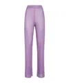 Remain Birger Christensen Elastic Waist Casual Pants In Purple