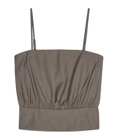 Remain Birger Christensen Gathered Top In Gray