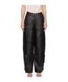 Remain Birger Christensen Grain Work Casual Pants In Black