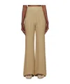 Remain Birger Christensen High-waist Elastic Casual Pants In Nude