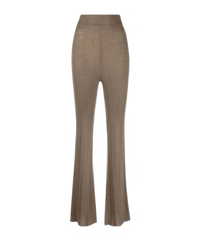 Remain Birger Christensen Horn Casual Pants In Brown