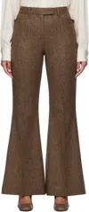 Remain Birger Christensen Horn Casual Pants In Green