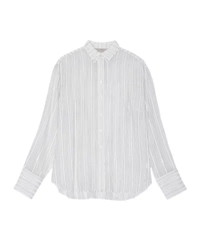 Remain Birger Christensen Large Size Shirt In White