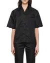 Remain Birger Christensen Logo Short-sleeved Shirt In Black