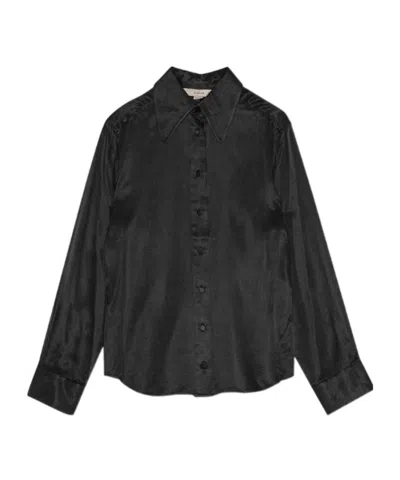 Remain Birger Christensen Long-sleeve Shirt In Black