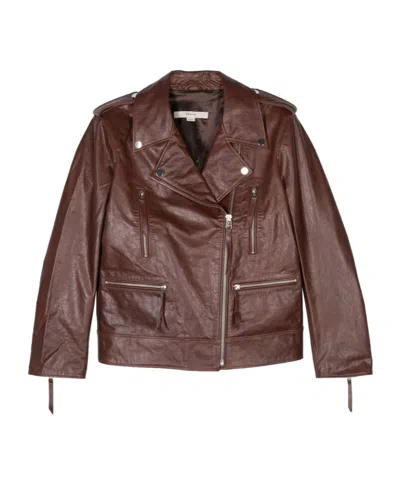 Remain Birger Christensen Long-sleeved Casual Jacket In Red