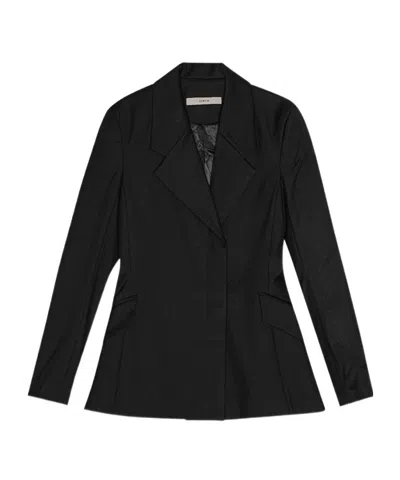 Remain Birger Long-sleeved Suit Coat In Black