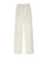 Remain Birger Christensen Pleat-detailing Concealed-fastening Tailored Trousers In White