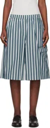 Remain Birger Christensen Poplin Basketball Shorts In Multicolor