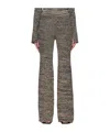 Remain Birger Christensen Soleima Straight-leg Knitted Trousers In Multicolor