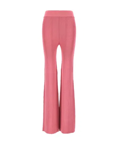 Remain Birger Christensen Straight Casual Pants In Pink