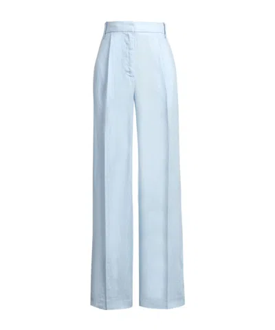 Remain Birger Christensen Straight-leg Linen Trousers In White