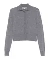 Remain Birger Christensen Turtleneck Cardigan In Gray