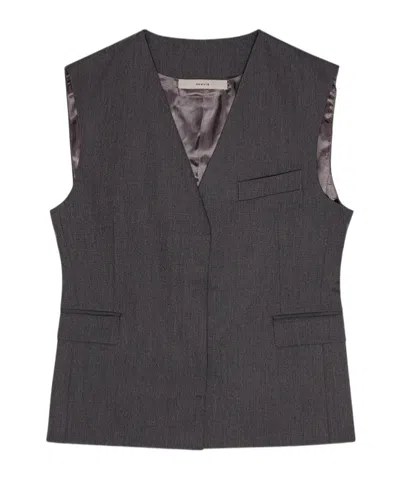 Remain Birger V-neck Vest In Black