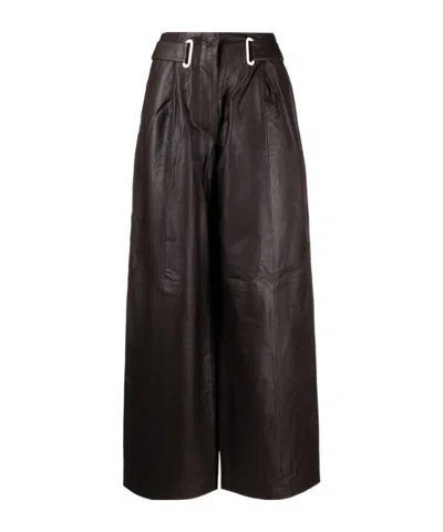 Remain Birger Christensen Wide-leg Casual Pants In Black