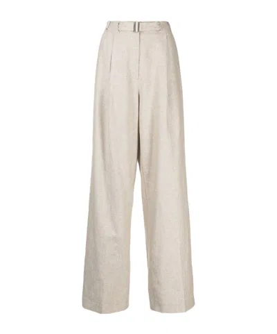 Remain Birger Christensen Wide-leg Casual Pants In White