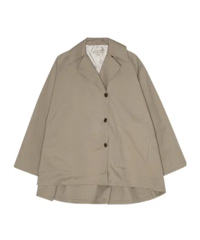 Remain Birger Christensen Wide Trench Jacket In Nude