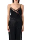 Remain Birger Christensen Remain Body With Lace Insert In Black