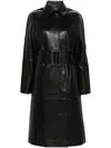 Remain Birger Christensen Bonded Coat In Black