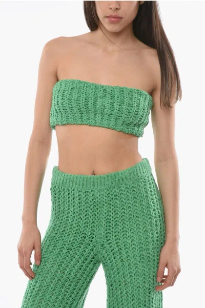 Remain Braided Fabric Miana Tube Top In Green