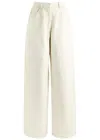 Remain Birger Christensen Remain By Birger Christensen Cocoon Wide-leg Jeans In Ecru