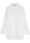 Remain Birger Christensen Remain By Birger Christensen Oversized Cotton-poplin Shirt In White