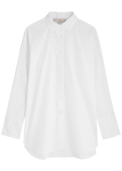 Remain Birger Christensen Remain By Birger Christensen Oversized Cotton-poplin Shirt In White