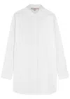 Remain Birger Christensen Remain By Birger Christensen Oversized Cotton-poplin Shirt In White
